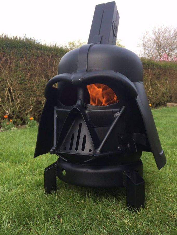 Darth Vader Wood Burner