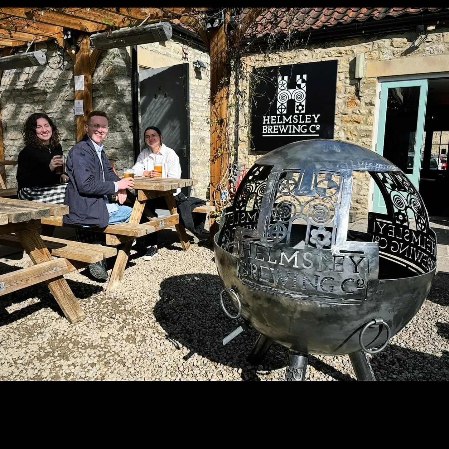 Helmsley Brewery Fire Globe