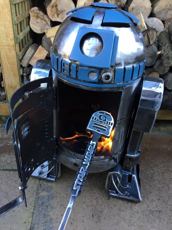 R2d2 Wood Burner