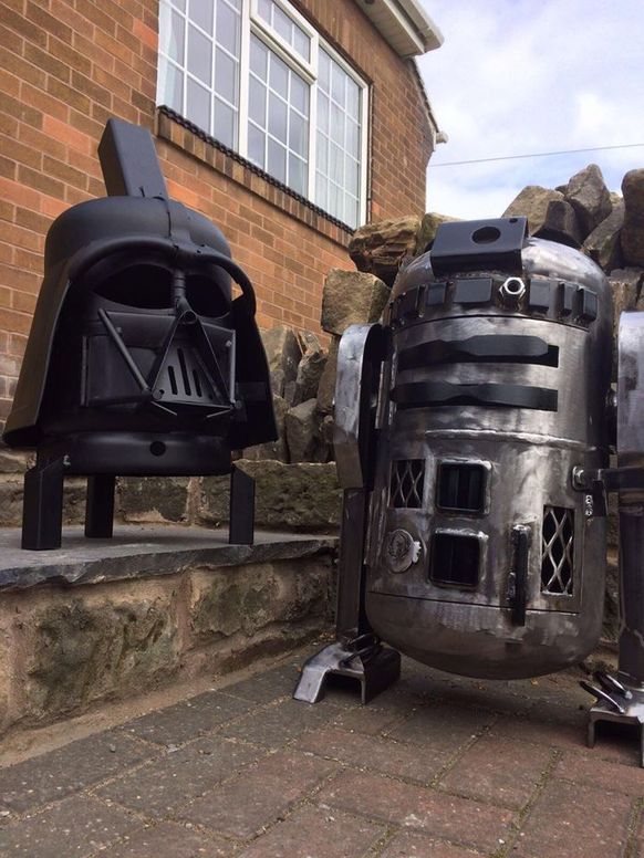 Darth Vader Wood Burner